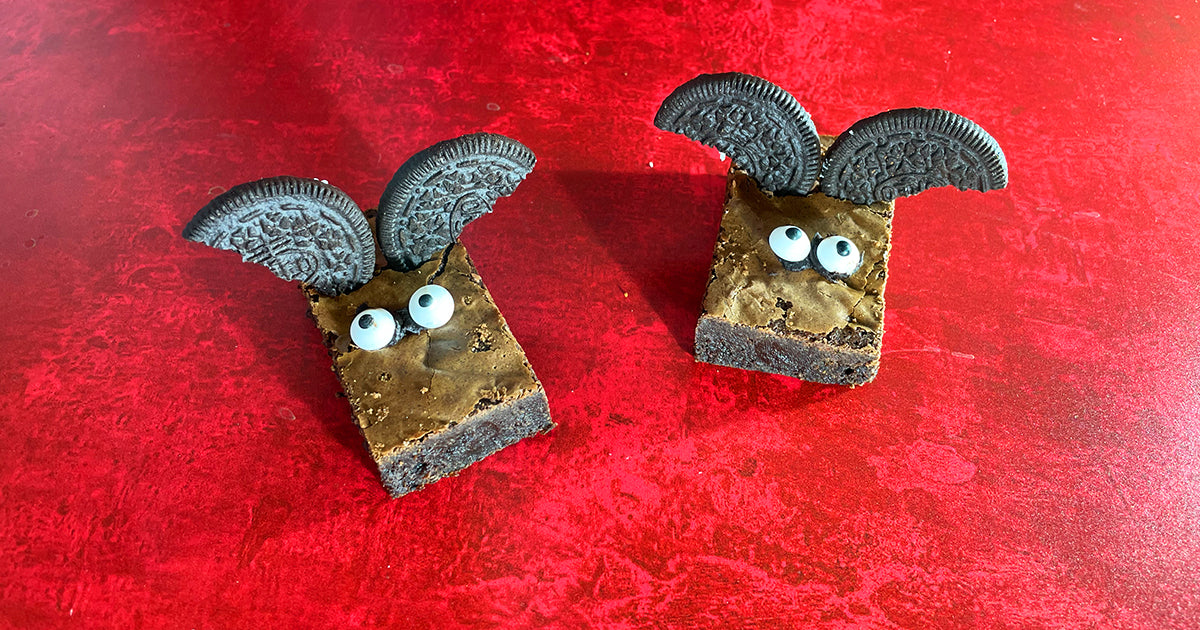 DIY Halloween Brownies BAT