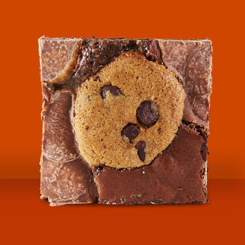 Caramel Cookie Dough Brownie