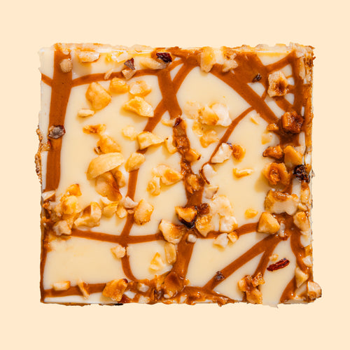 TOASTED HAZELNUT CARAMEL BROWNIE