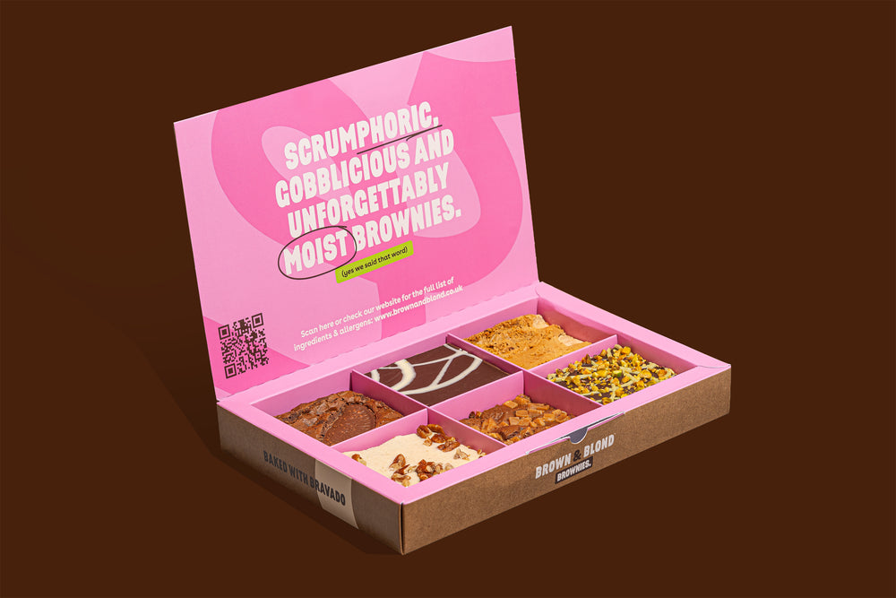 January 6 piece Brownie Box