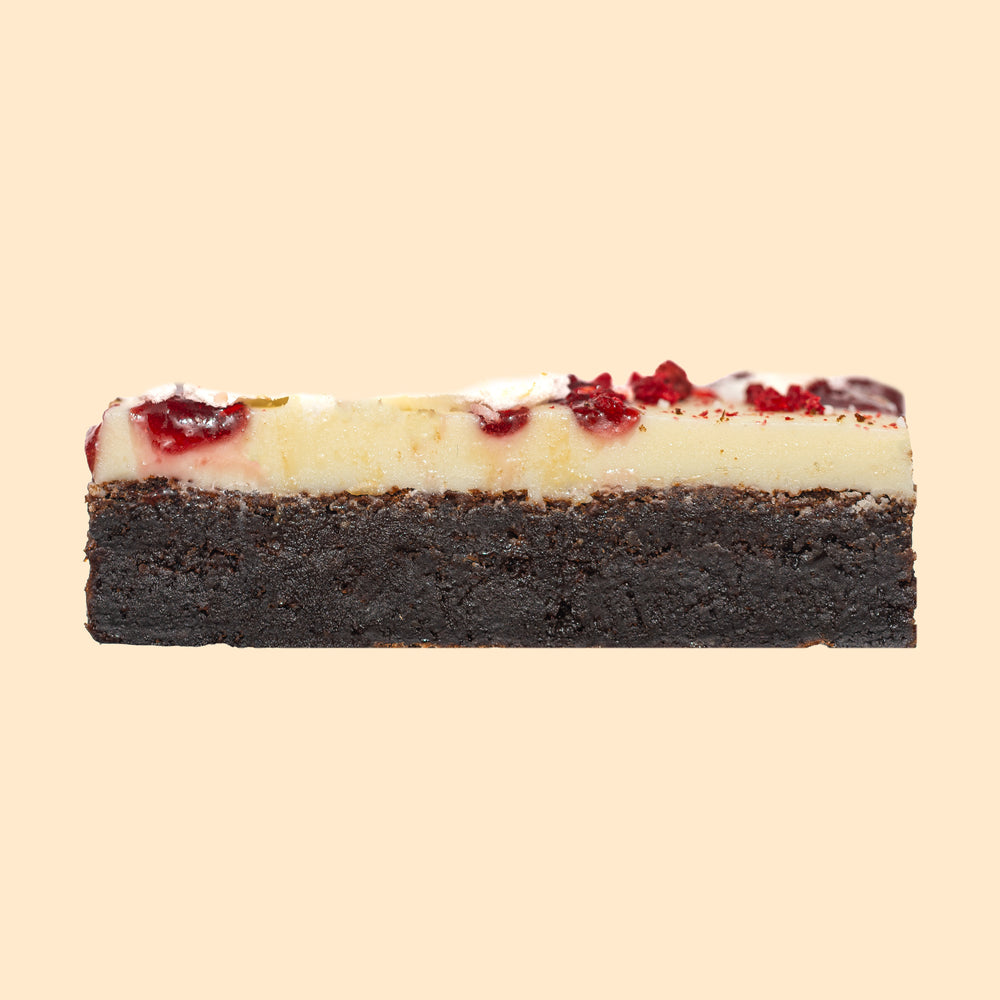Raspberry Roulade Brownie