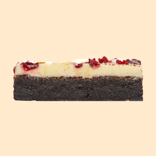 Raspberry Roulade Brownie