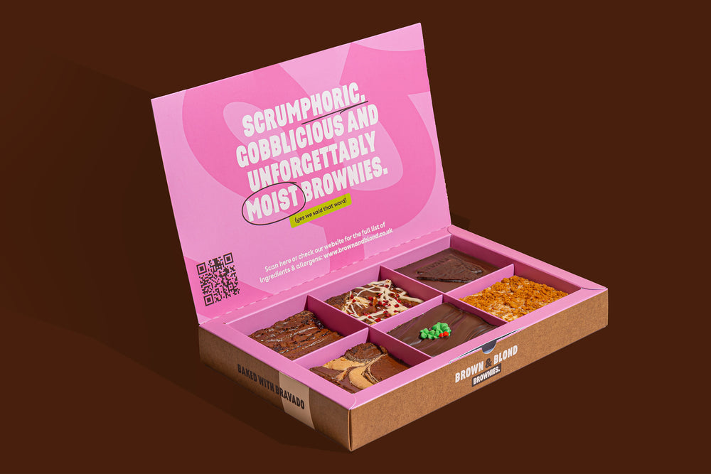 December 6 piece Brownie Box