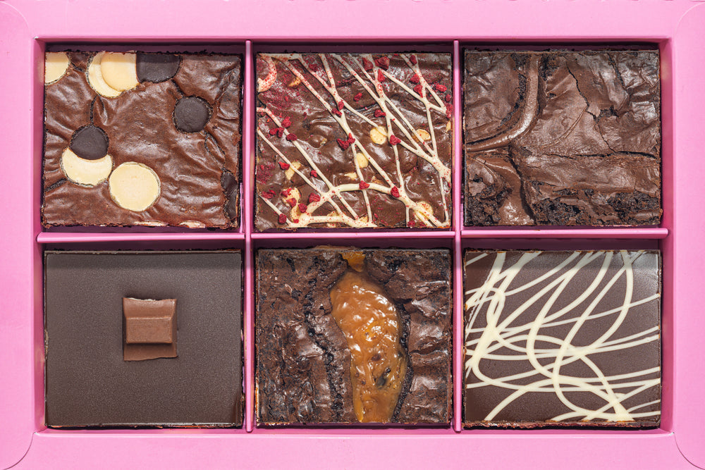 Classic 6 Brownie Box