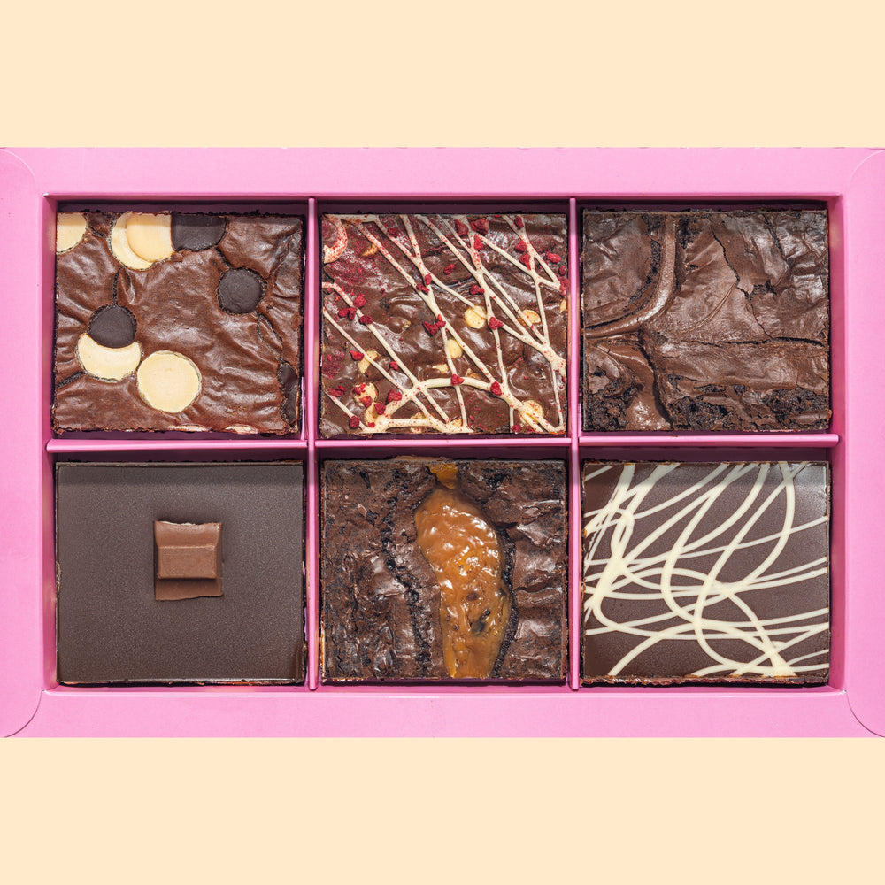 Classic 6 Brownie Box